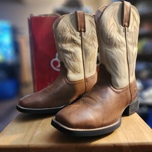 Justin Mens Canter 11" Western Boot Size 9.5 **New**